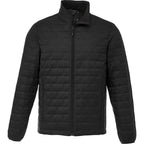 Telluride Packable Puffer Jacket for Men Embroidery - Black - Front
