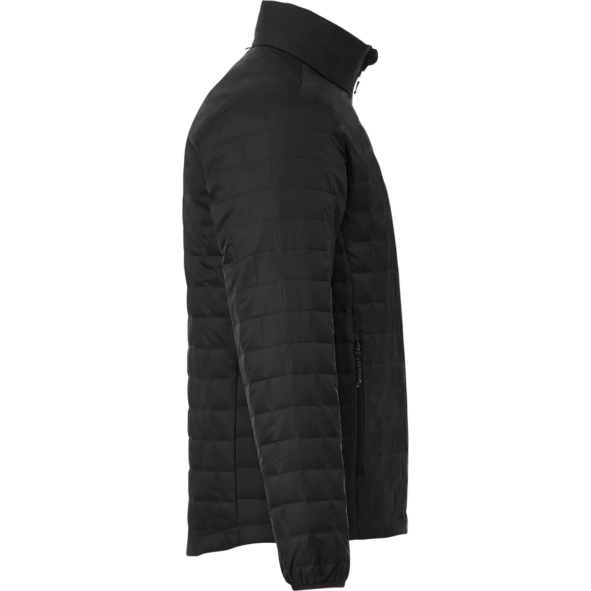 Telluride Packable Puffer Jacket for Men Embroidery - Black - Right Side