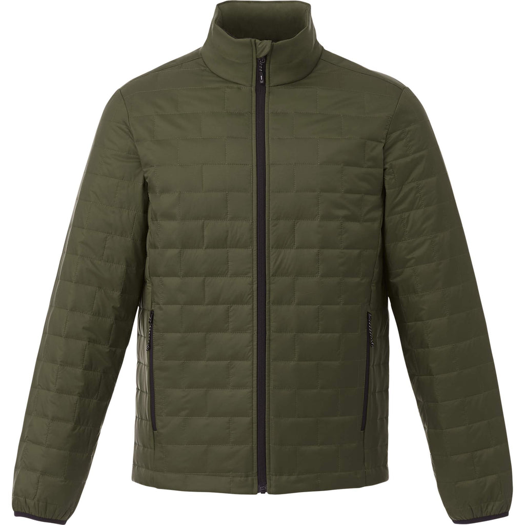 Telluride Packable Puffer Jacket for Men Embroidery - Loden - Front 2