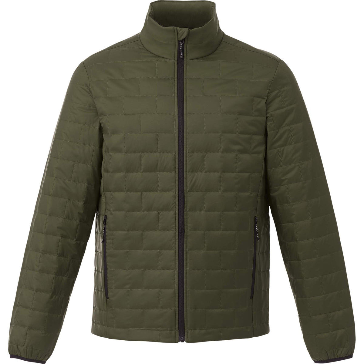 Telluride Packable Puffer Jacket for Men Embroidery - Loden - Front 2