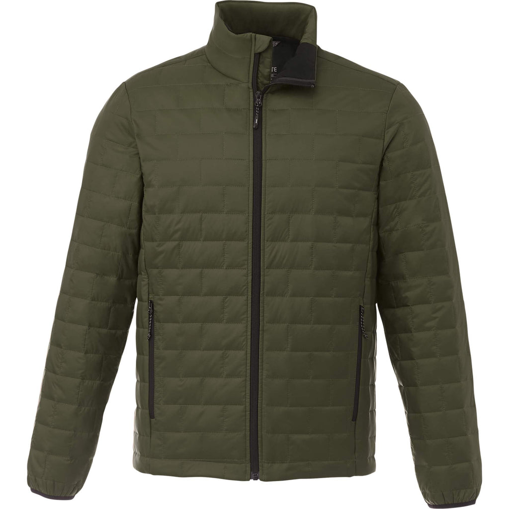 Telluride Packable Puffer Jacket for Men Embroidery - Loden - Front
