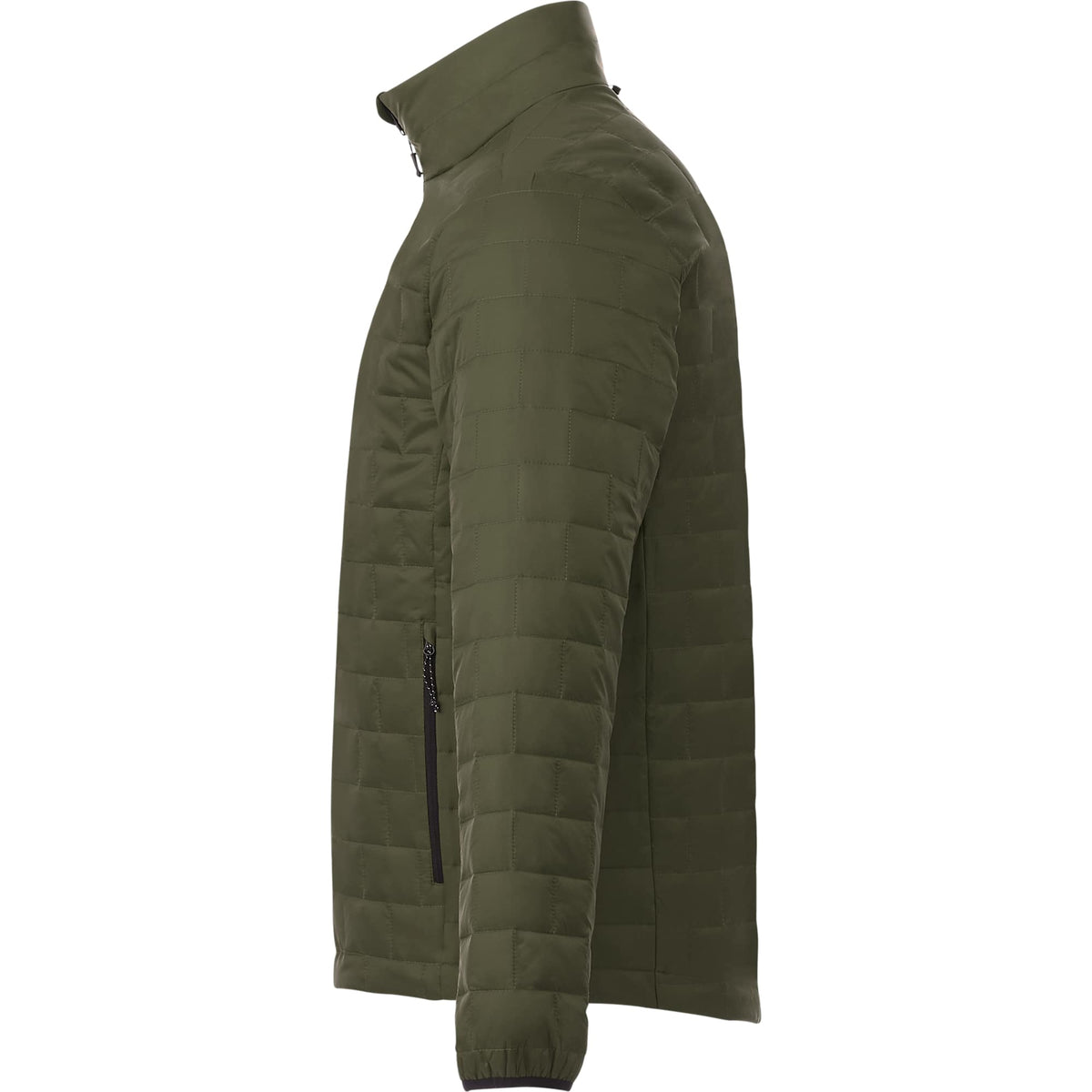 Telluride Packable Puffer Jacket for Men Embroidery - Loden - Left Side