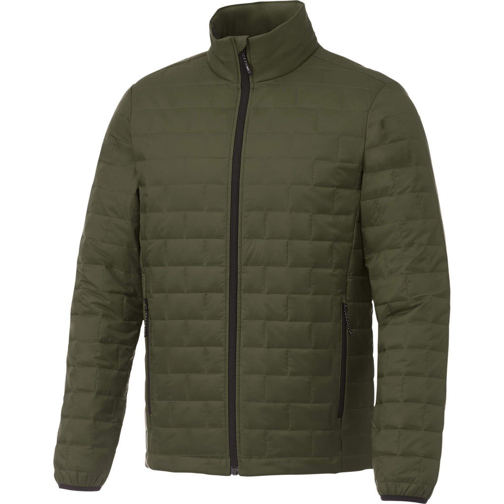Telluride Packable Puffer Jacket for Men Embroidery - Loden - Right Angle