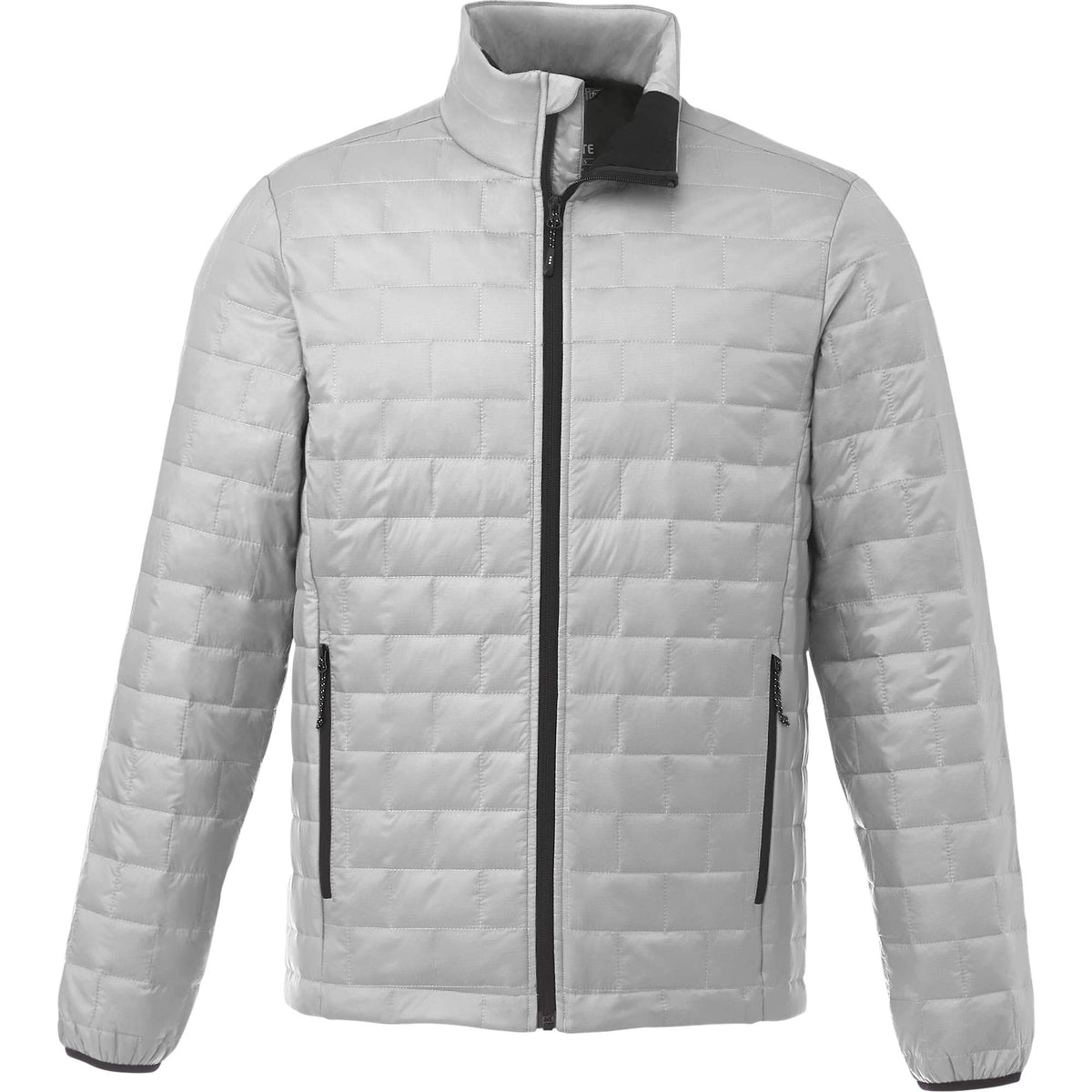 Telluride Packable Puffer Jacket for Men Embroidery - Silver - Front
