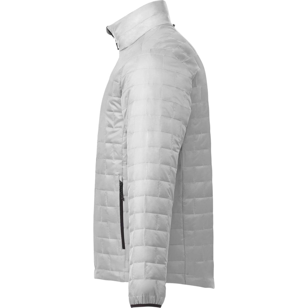 Telluride Packable Puffer Jacket for Men Embroidery - Silver - Left Side