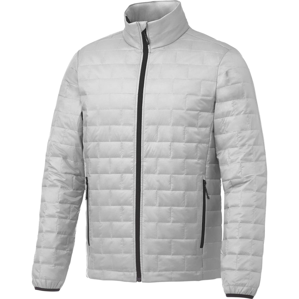 Telluride Packable Puffer Jacket for Men Embroidery - Silver - Right Angle
