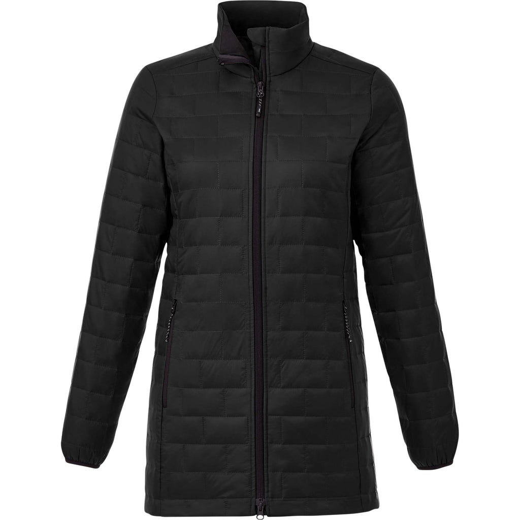 Telluride Packable Puffer Jacket for Women Embroidery - Black - Front 2