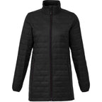 Telluride Packable Puffer Jacket for Women Embroidery - Black - Front