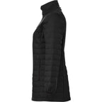 Telluride Packable Puffer Jacket for Women Embroidery - Black - Left Side