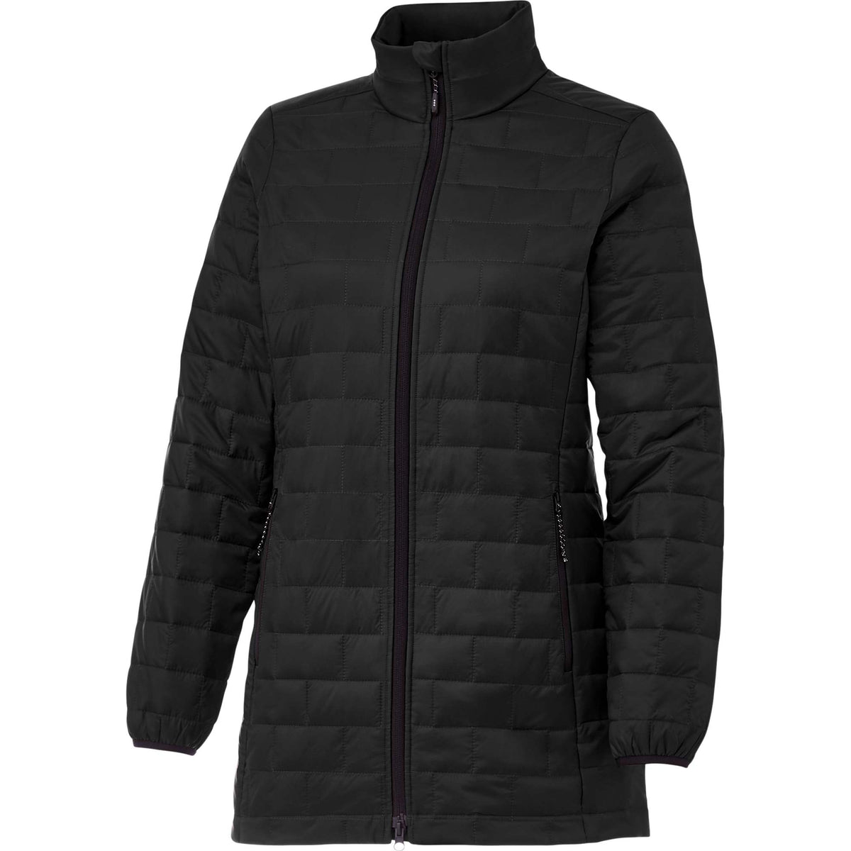 Telluride Packable Puffer Jacket for Women Embroidery - Black - Right Angle