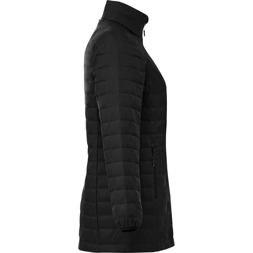 Telluride Packable Puffer Jacket for Women Embroidery - Black - Right Side Ionxlb