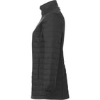 Telluride Packable Puffer Jacket for Women Embroidery - Grey Storm - Left Side