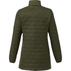 Telluride Packable Puffer Jacket for Women Embroidery - Loden - Back