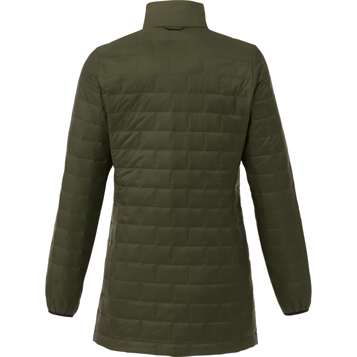 Telluride Packable Puffer Jacket for Women Embroidery - Loden - Back