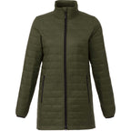 Telluride Packable Puffer Jacket for Women Embroidery - Loden - Front Ntqwvs