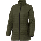Telluride Packable Puffer Jacket for Women Embroidery - Loden - Right Angle