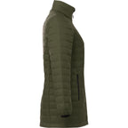 Telluride Packable Puffer Jacket for Women Embroidery - Loden - Right Side Jrlqj