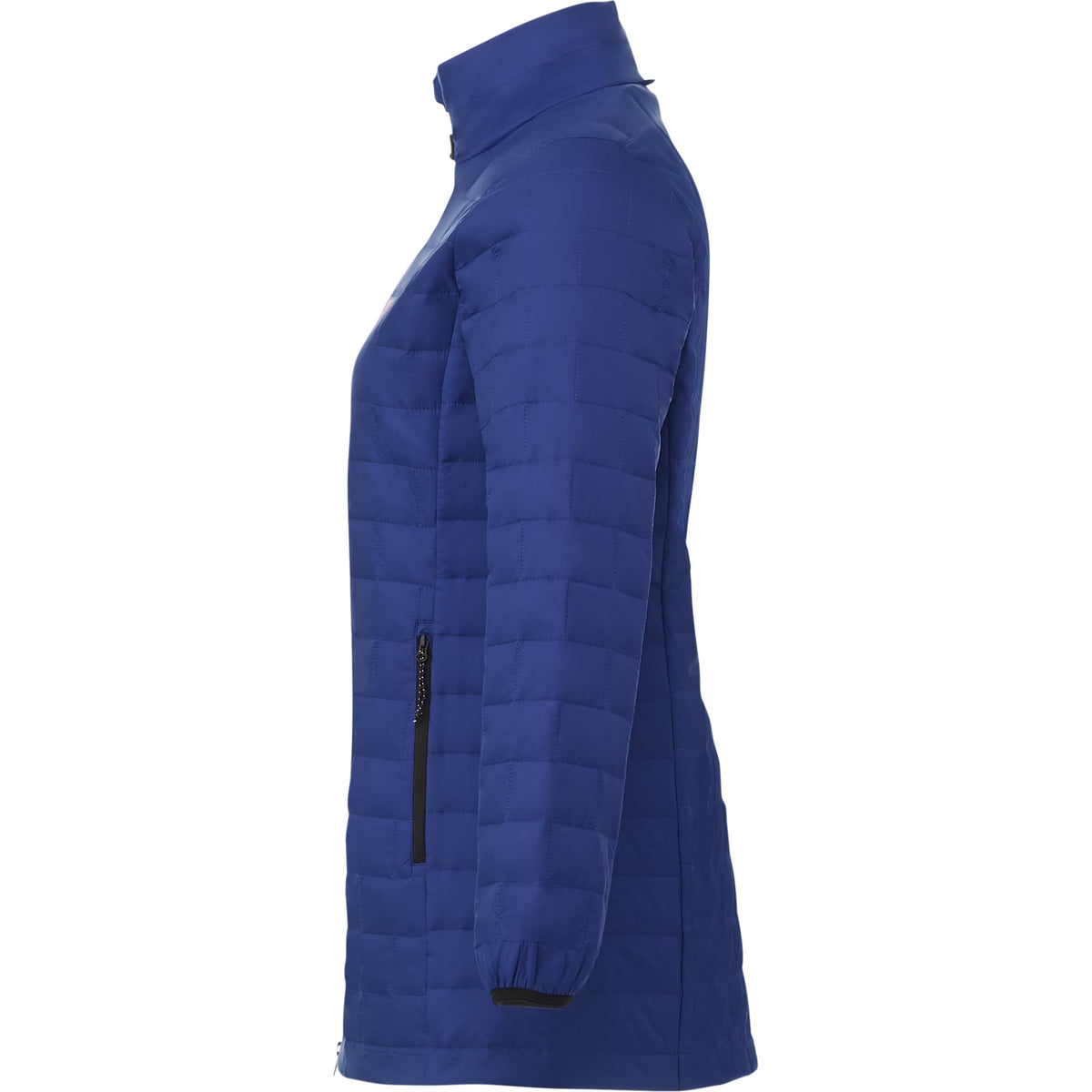 Telluride Packable Puffer Jacket for Women Embroidery - New Royal - Left Side