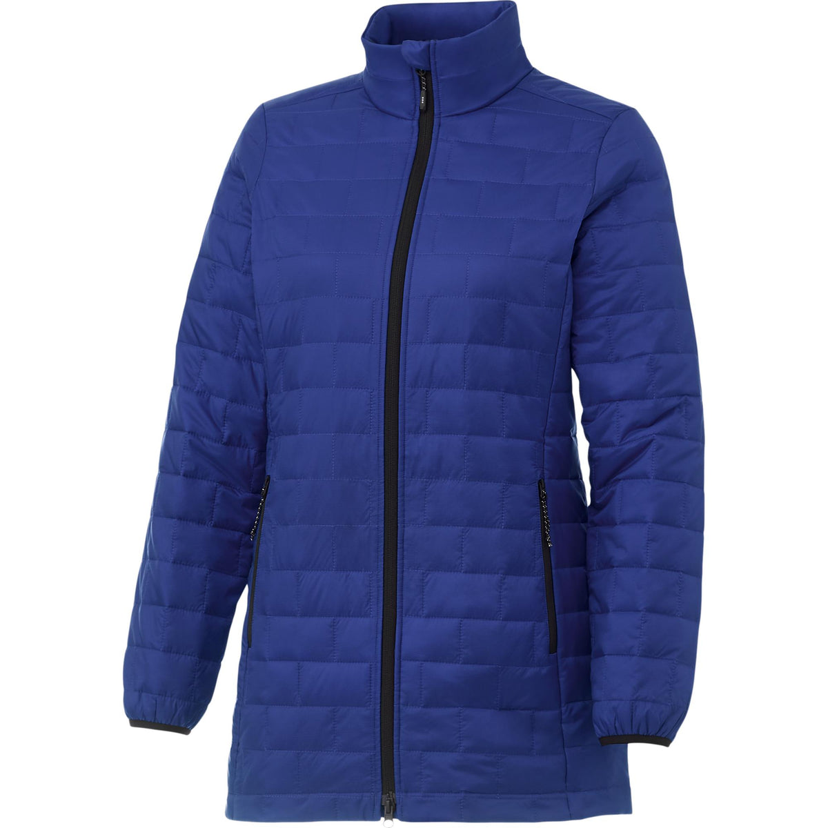 Telluride Packable Puffer Jacket for Women Embroidery - New Royal - Right Angle