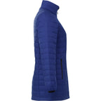 Telluride Packable Puffer Jacket for Women Embroidery - New Royal - Right Side Rumwus