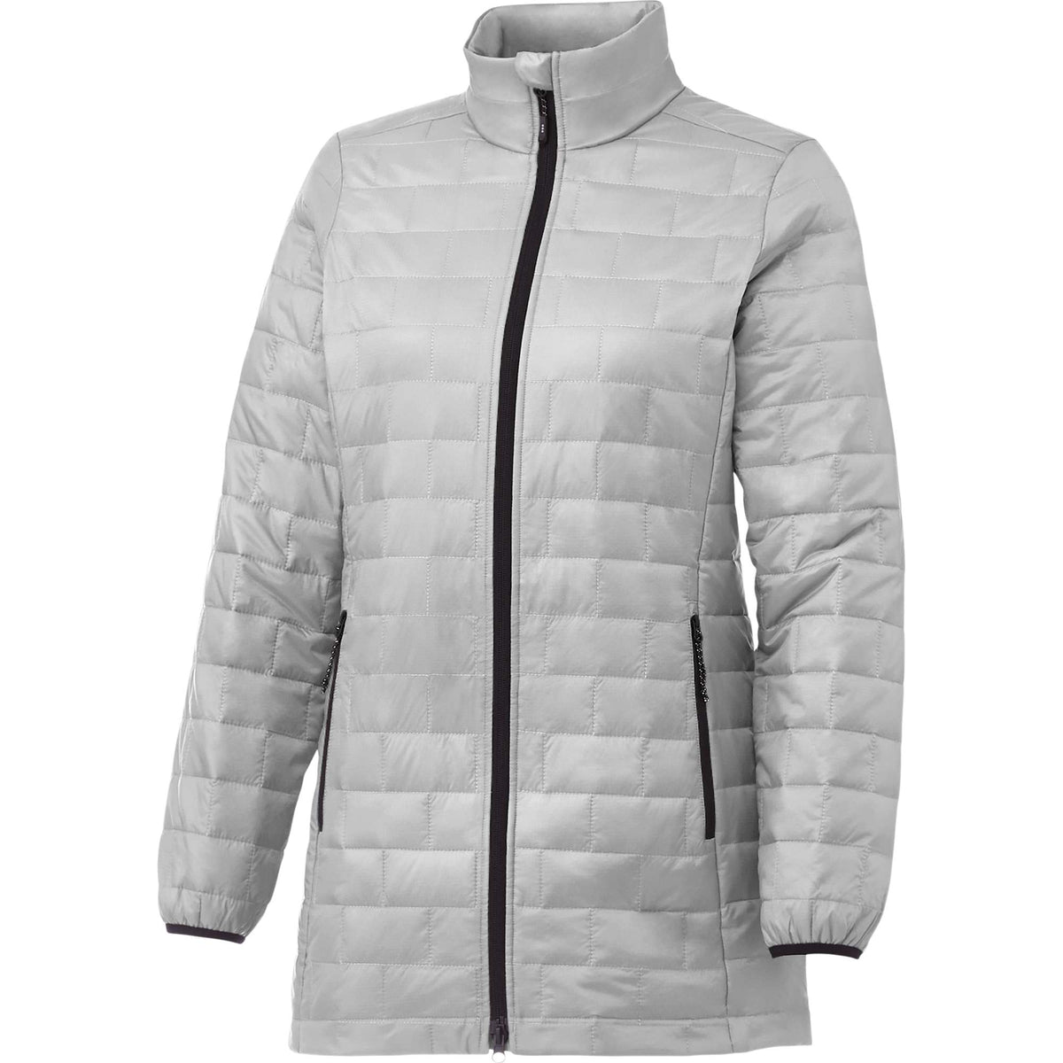 Telluride Packable Puffer Jacket for Women Embroidery - Silver - Right Angle