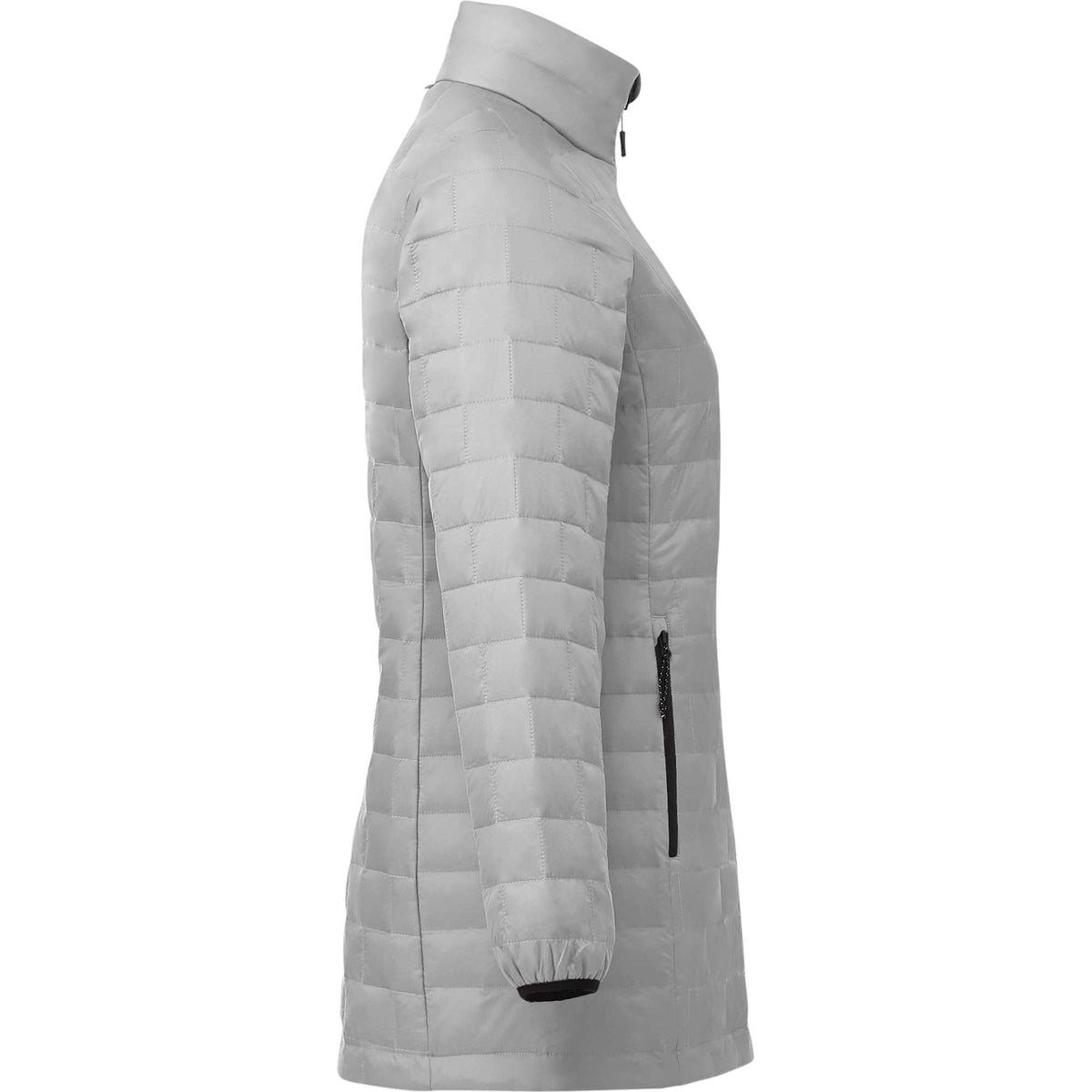 Telluride Packable Puffer Jacket for Women Embroidery - Silver - Right Side