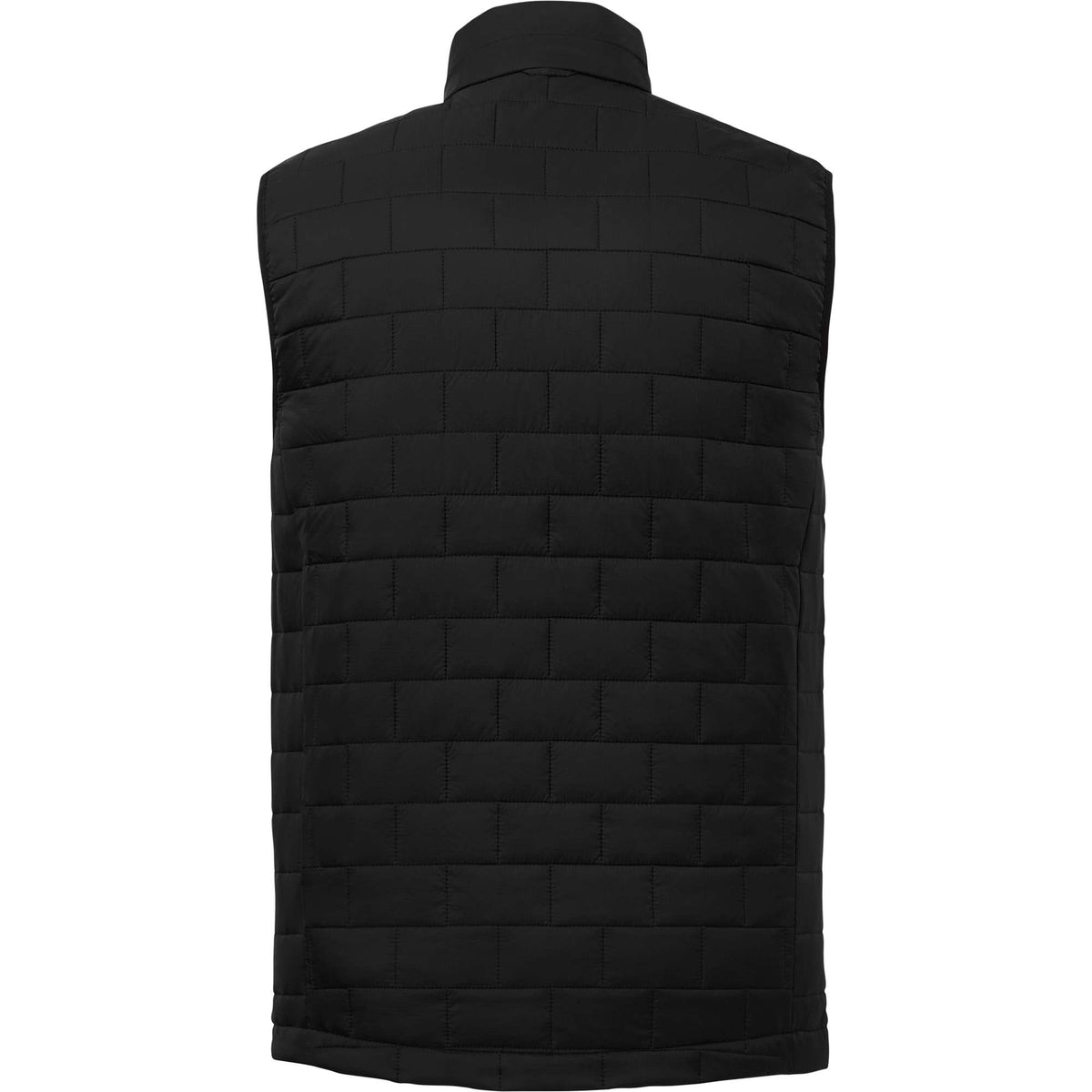 Telluride Packable Puffer Vest for Men Embroidery - Black - Back