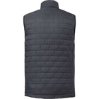Telluride Packable Puffer Vest for Men Embroidery - Grey Storm - Back
