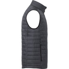 Telluride Packable Puffer Vest for Men Embroidery - Grey Storm - Right Side