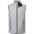 Telluride Packable Puffer Vest for Men Embroidery - Silver - Front