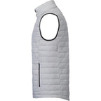 Telluride Packable Puffer Vest for Men Embroidery - Silver - Left Side