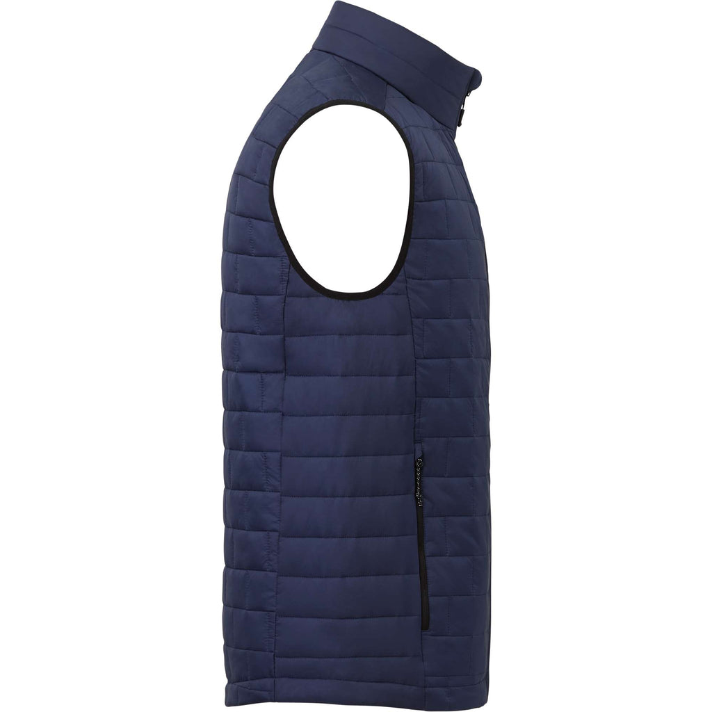 Telluride Packable Puffer Vest for Men Embroidery - Vintage Navy - Right Side