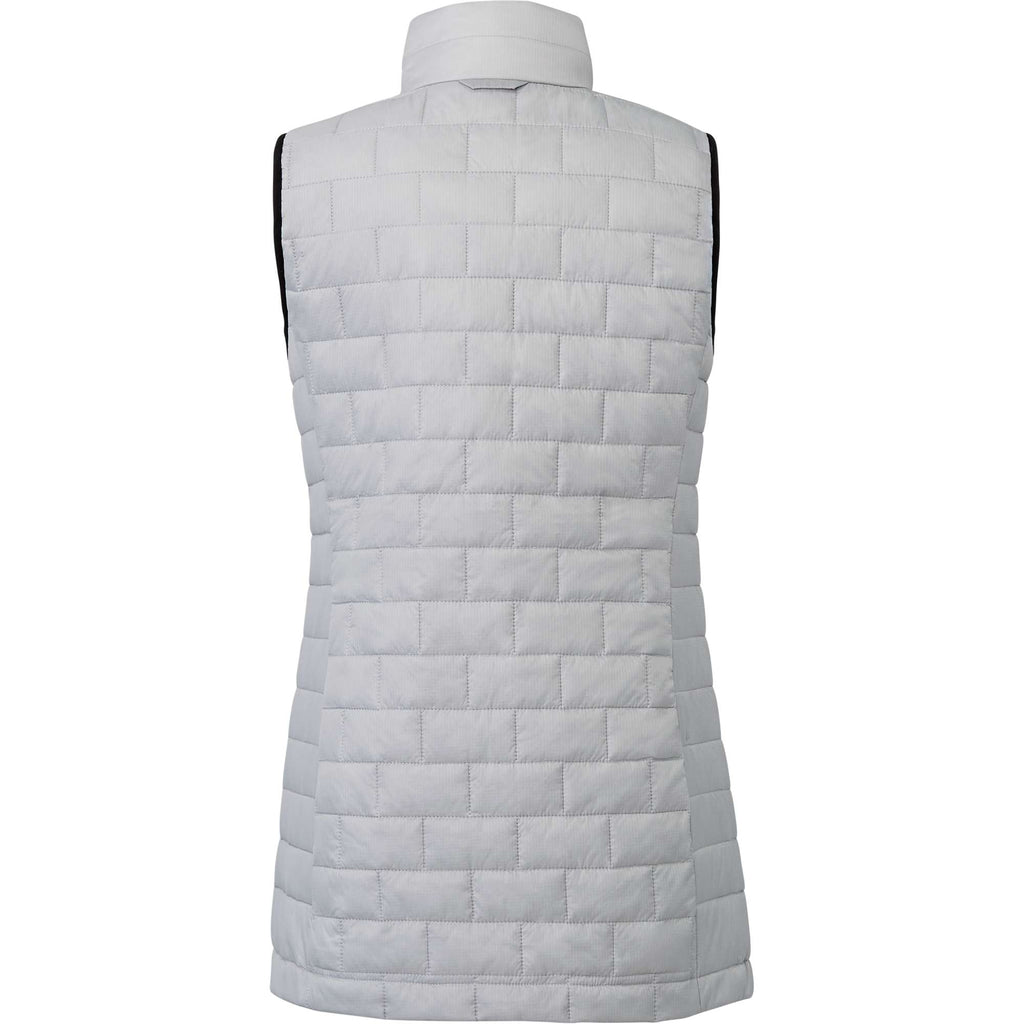 Telluride Packable Puffer Vest for Women Embroidery - Silver - Back