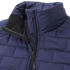 Telluride Packable Puffer Vest for Women Embroidery - Vintage Navy - Detail