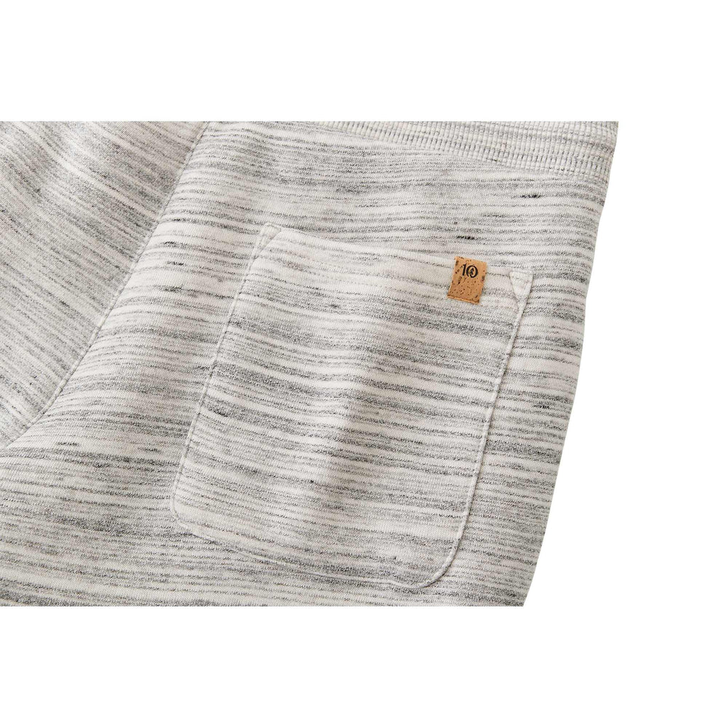 Tentree Atlas Sweatpants for Men Transfer - ten Hi Rise Grey Space Dye - Detail 2