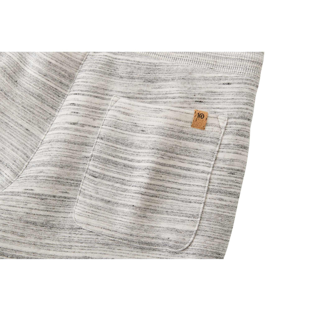 Tentree Atlas Sweatpants for Men Transfer - ten Hi Rise Grey Space Dye - Detail 2