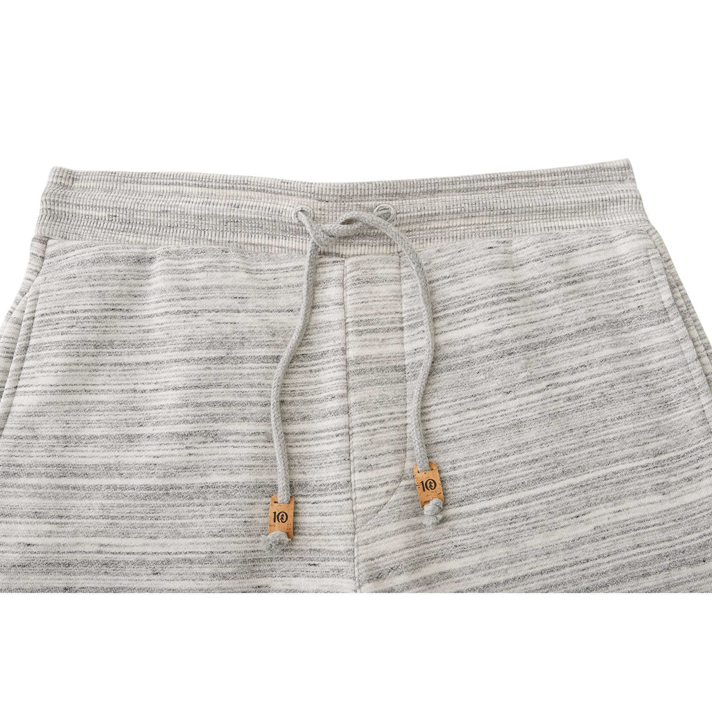 Tentree Atlas Sweatpants for Men Transfer - ten Hi Rise Grey Space Dye - Detail 4