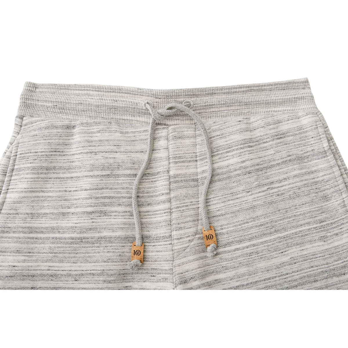 Tentree Atlas Sweatpants for Men Transfer - ten Hi Rise Grey Space Dye - Detail 4