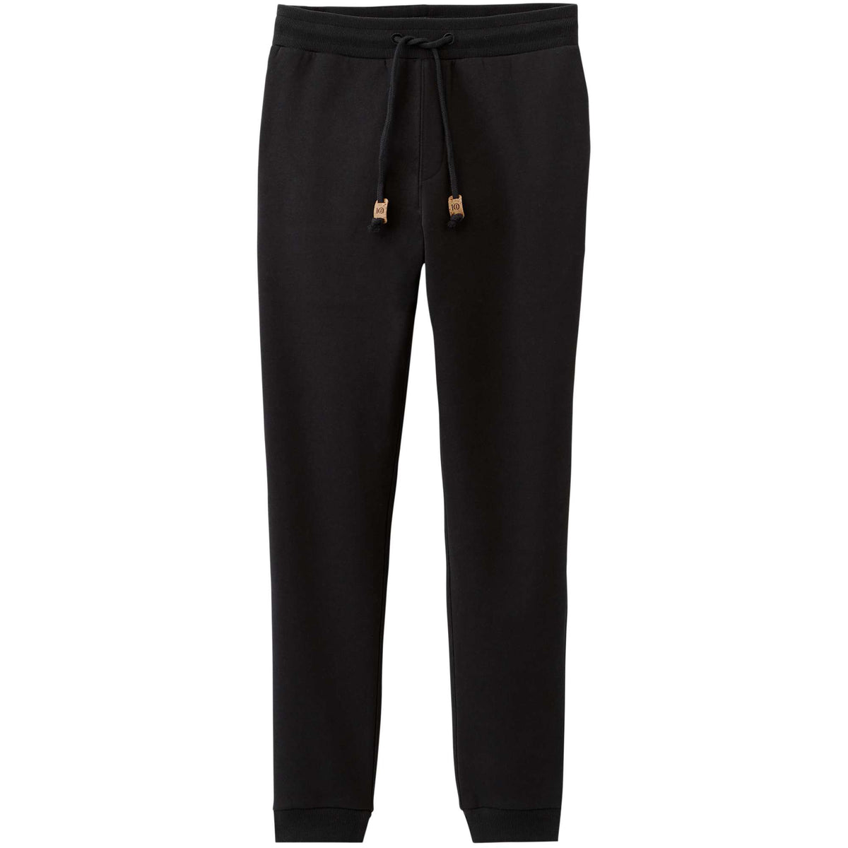 Tentree Atlas Sweatpants for Men Transfer - ten Meteorite Black - Front