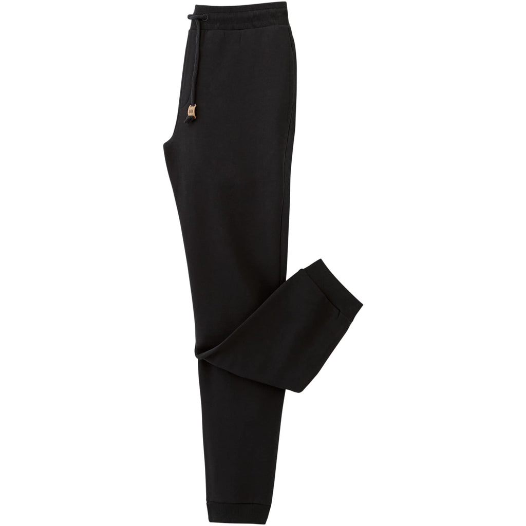 Tentree Atlas Sweatpants for Men Transfer - ten Meteorite Black - Left Side