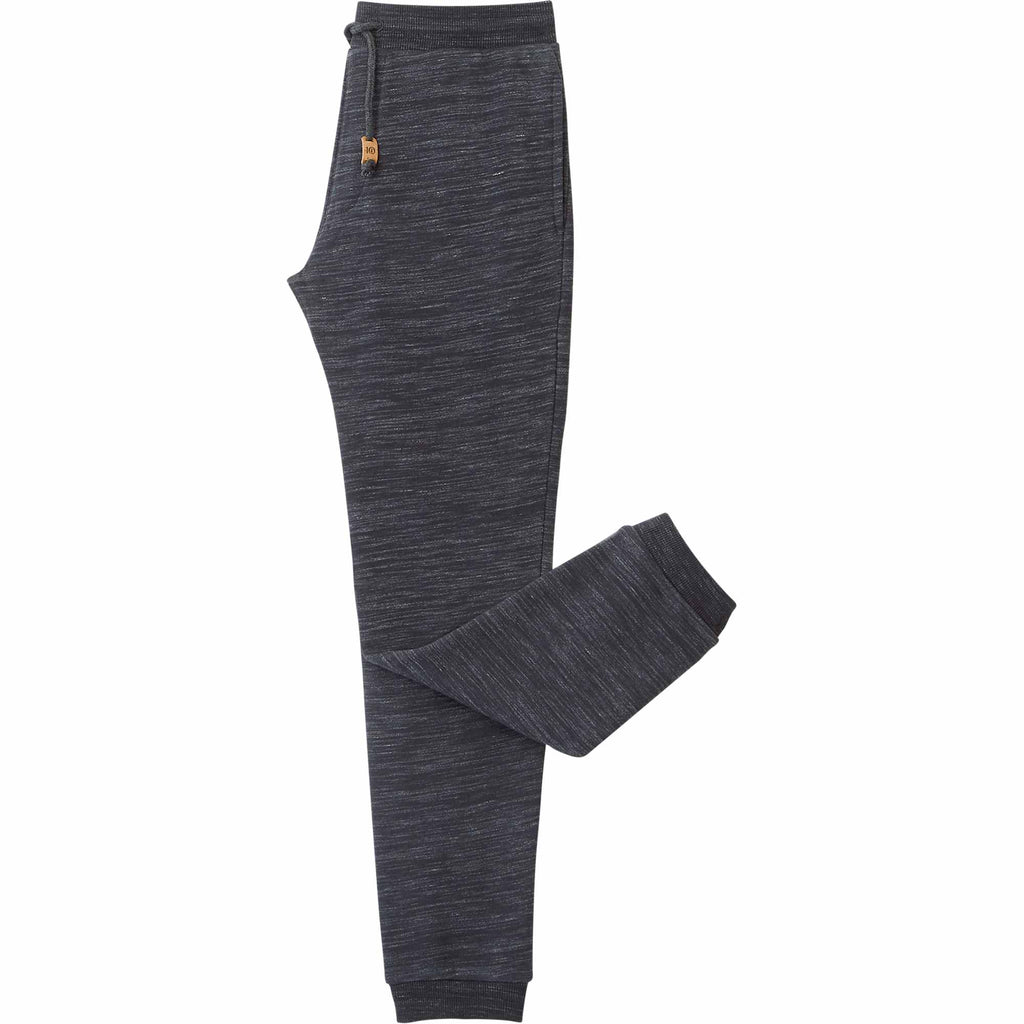 Tentree Atlas Sweatpants for Men Transfer - ten Meteorite Black Space Dye - Left Side 2