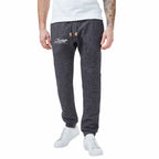Tentree Atlas Sweatpants for Men Transfer - ten Meteorite Black Space Dye - On Model Front