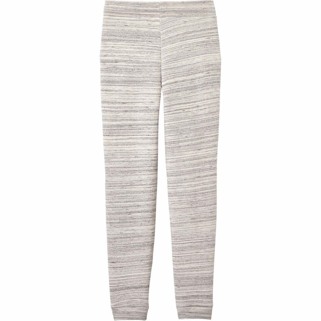 Tentree Bamone Sweatpants for Women Embroidery - ten Hi Rise Grey Space Dye - Back