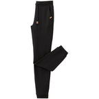 Tentree Bamone Sweatpants for Women Embroidery - ten Meteorite Black - Left Side