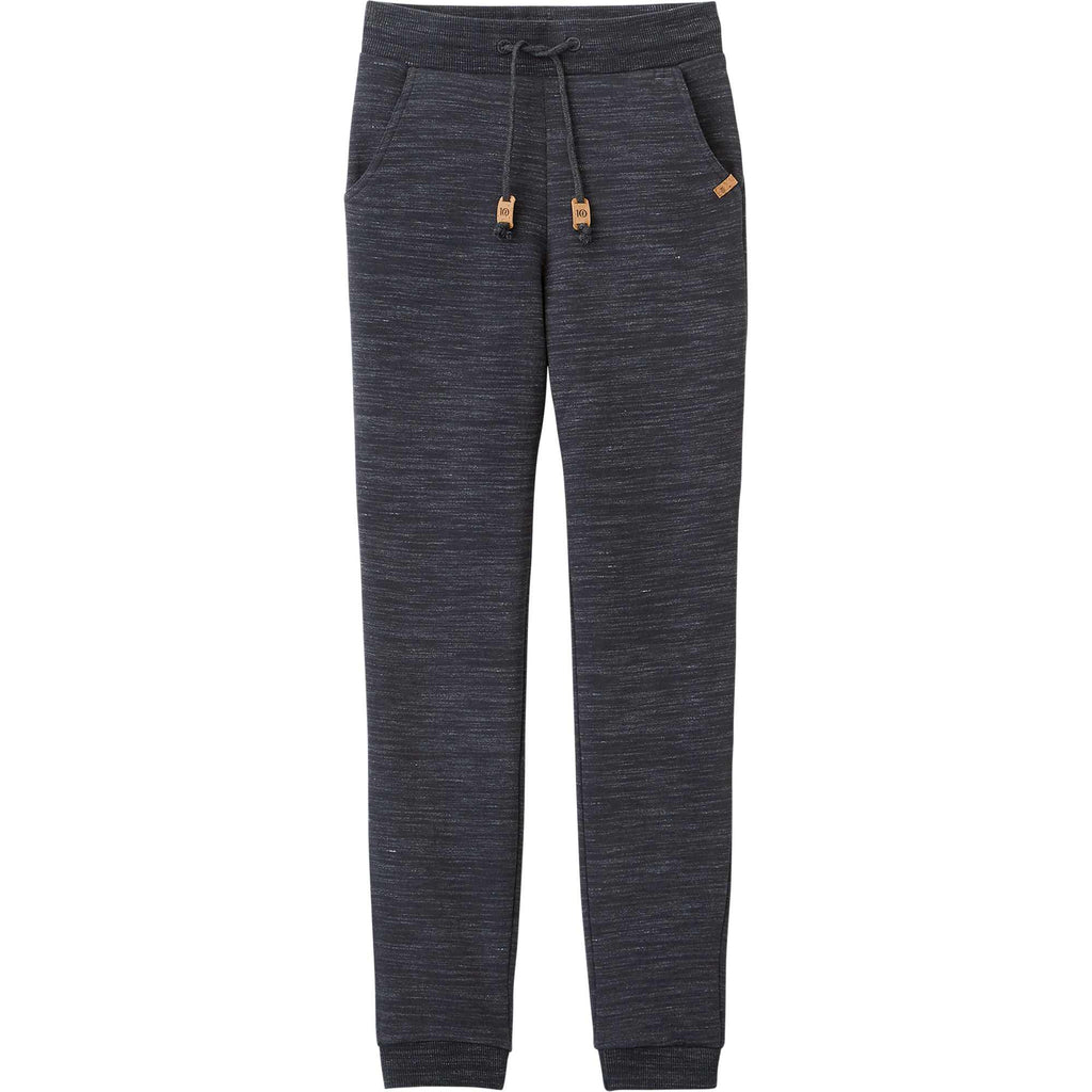 Tentree Bamone Sweatpants for Women Embroidery - ten Meteorite Black Space Dye - Front