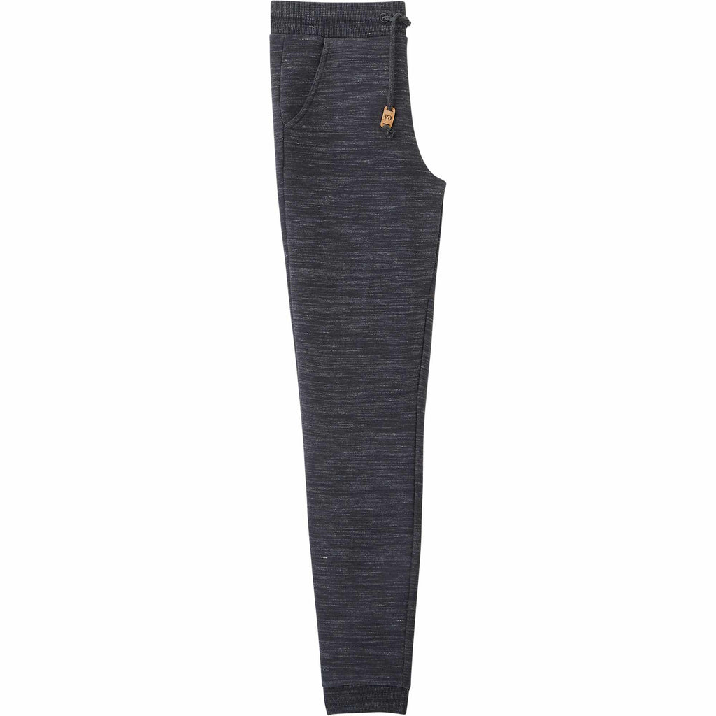 Tentree Bamone Sweatpants for Women Embroidery - ten Meteorite Black Space Dye - Right Side