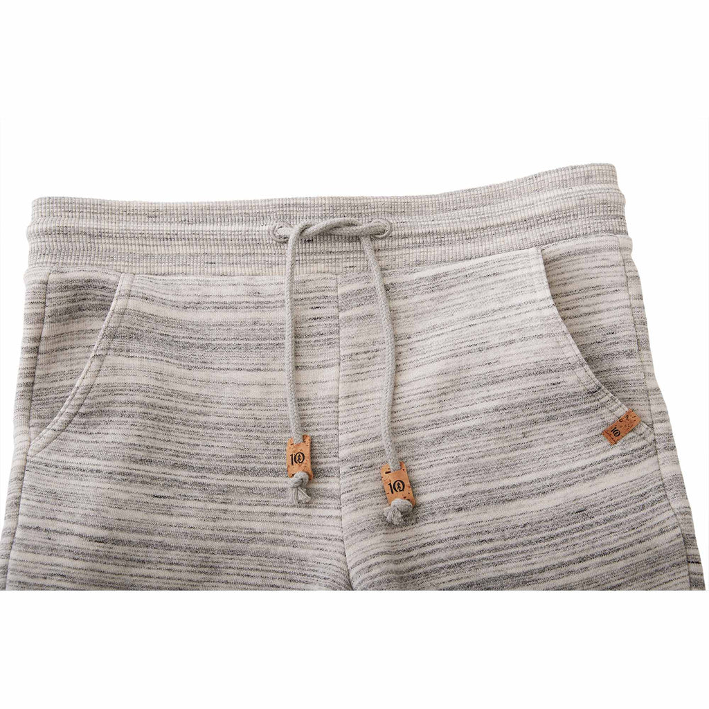 Tentree Bamone Sweatpants for Women Transfer - ten Hi Rise Grey Space Dye - Detail 2