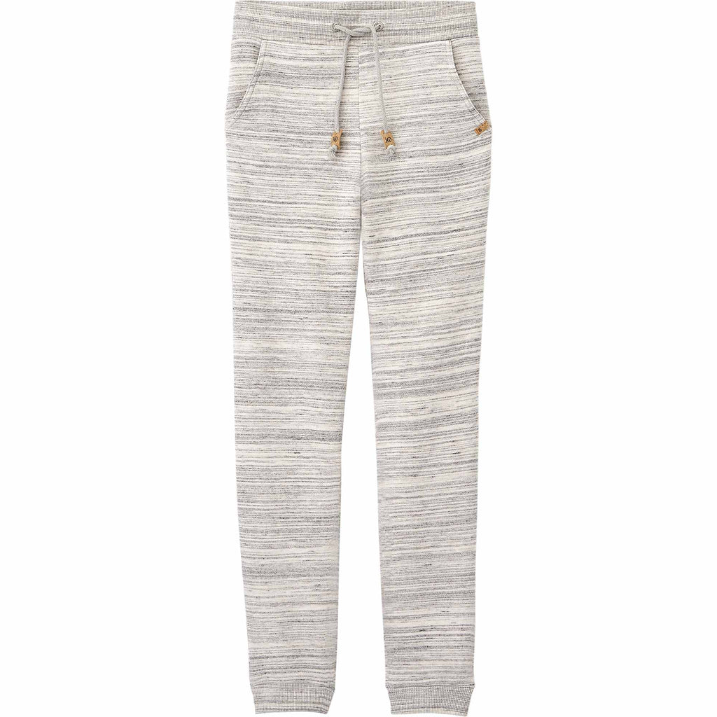 Tentree Bamone Sweatpants for Women Transfer - ten Hi Rise Grey Space Dye - Front