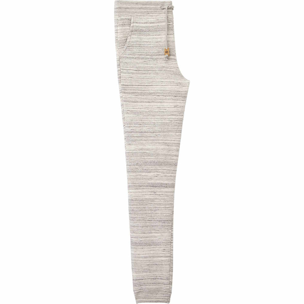 Tentree Bamone Sweatpants for Women Transfer - ten Hi Rise Grey Space Dye - Right Side