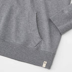 Tentree Banshee Organic Cotton Cowl Hoodie for Women Transfer - ten Heather Grey - Detail Cuff Hem